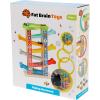 Fat Brain Toys Zigzag Racetrack – Number-Learning Car Tower for Preschoolers