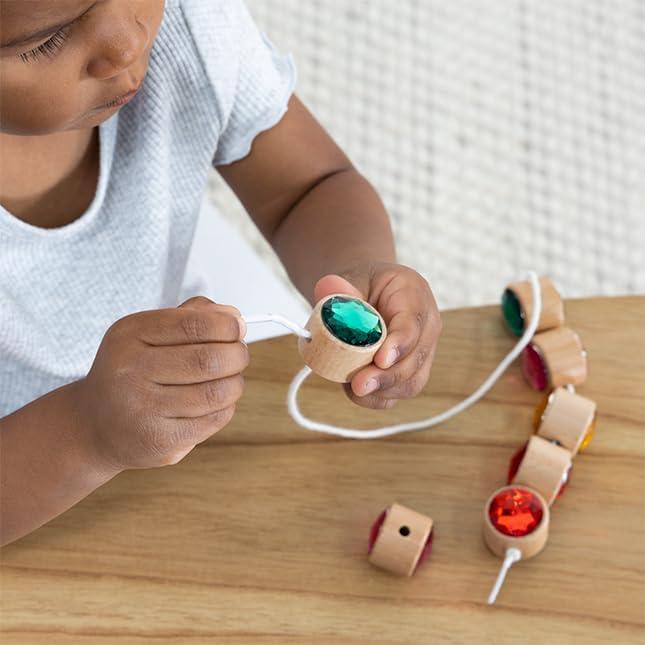 imageFat Brain Toys Lacing Gems Early Learning Toys for Ages 3 to 6