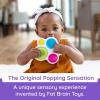 Fat Brain Toys Original Dimpl Brand Baby Toy, Sensory Toys for Babies 10 Months+, Interactive Baby Toys, Fidget Toys, 1 Piece(Dots)