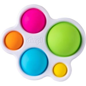 Fat Brain Toys Original Dimpl Brand Baby Toy, Sensory Toys for Babies 10 Months+, Interactive Baby Toys, Fidget Toys, 1 Piece(Dots)