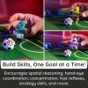 Fat Brain Toys Foosbots Rivals Cup, International-Themed Foosbots Soccer Game with Stadium, Active Skill Game for Kids, Tweens, Teens Ages 6+