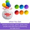 Fat Brain Toys bilibo Dots by MOLUK, Colorful Counters for Early Math, Open-Ended Creative Play, for Toddlers and Kids Ages 12 Months and Up