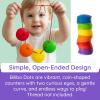 Fat Brain Toys bilibo Dots by MOLUK, Colorful Counters for Early Math, Open-Ended Creative Play, for Toddlers and Kids Ages 12 Months and Up