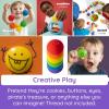 Fat Brain Toys bilibo Dots by MOLUK, Colorful Counters for Early Math, Open-Ended Creative Play, for Toddlers and Kids Ages 12 Months and Up