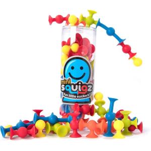 Fat Brain Toys Mini Squigz 30 Piece Set – Suction Construction for Ages 5 to Adult