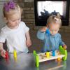 Fat Brain Toys Pound & Tap Hammer Bench – Wooden Fine Motor Skill Toy for Toddlers