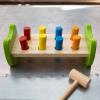 Fat Brain Toys Pound & Tap Hammer Bench – Wooden Fine Motor Skill Toy for Toddlers