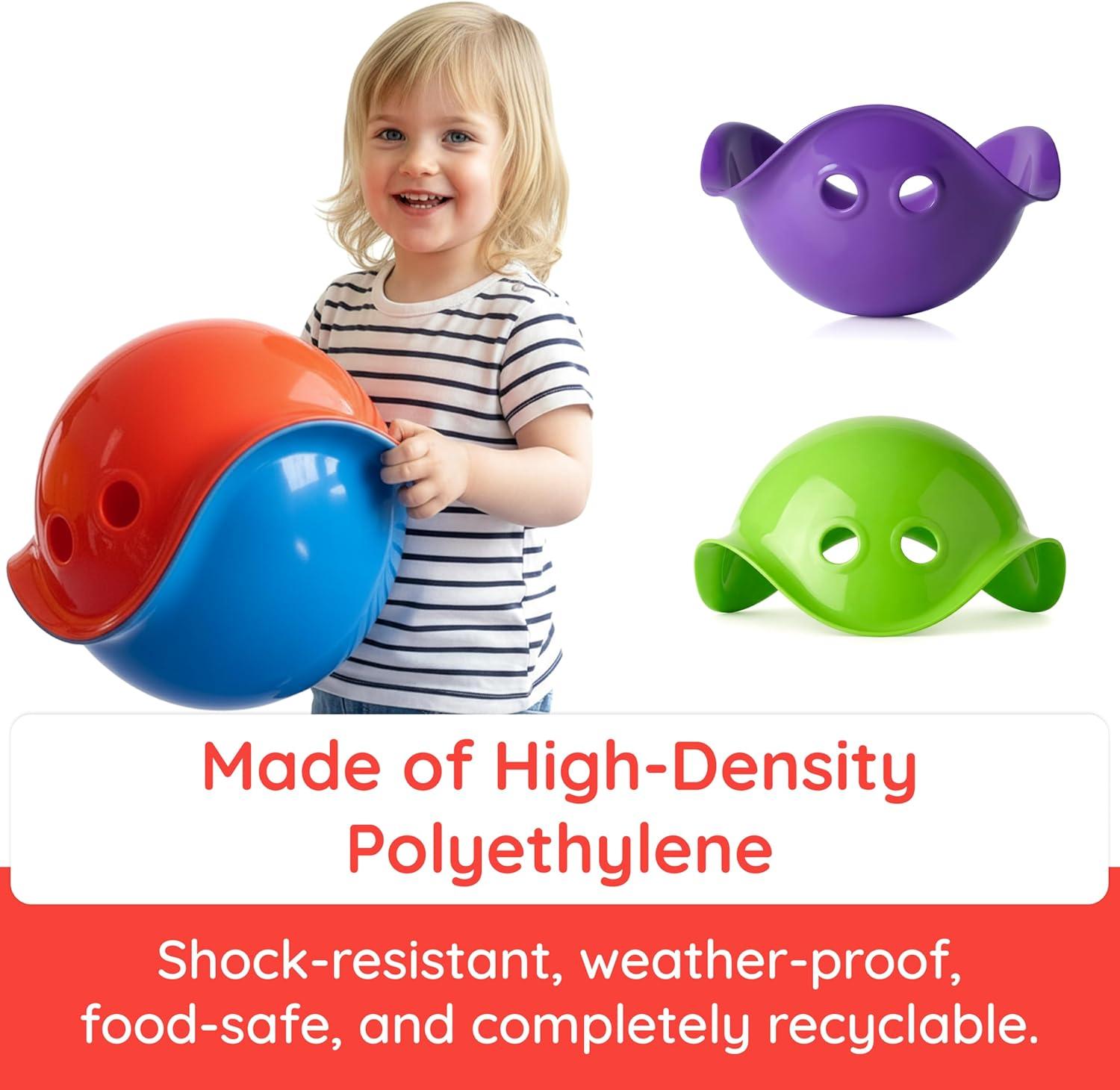 imageFat Brain Toys bilibo Midi by MOLUK Red OpenEnded Creative Play Toy for Toddlers and Kids Ages 2 and UpGreen