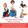 Fat Brain Toys bilibo Midi by MOLUK, Red, Open-Ended Creative Play Toy for Toddlers and Kids Ages 2 and Up(Multi)