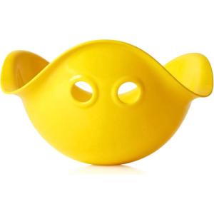 Fat Brain Toys bilibo Midi by MOLUK, Red, Open-Ended Creative Play Toy for Toddlers and Kids Ages 2 and Up(Yellow)