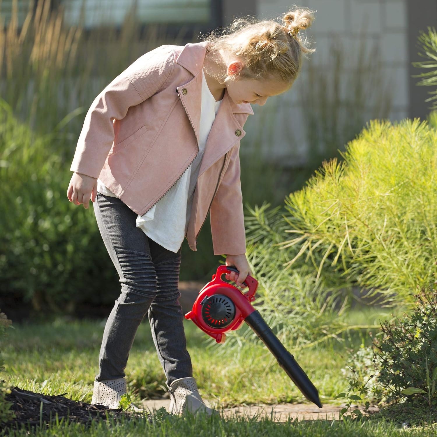 image:imageFat Brain Toys Leaf Blower Pretend Play Toy Kids Working Yard Tool Ages 3