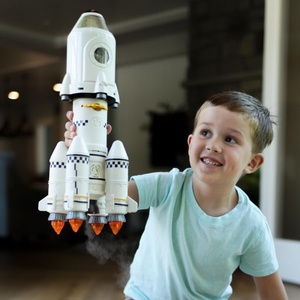 Fat Brain Toys Blast Off Multistage Rocket – Space Toy and Projector, Ages 4+